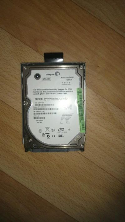 Лот: 5384792. Фото: 1. HDD 2,5" 120Gb. Жёсткие диски (HDD)