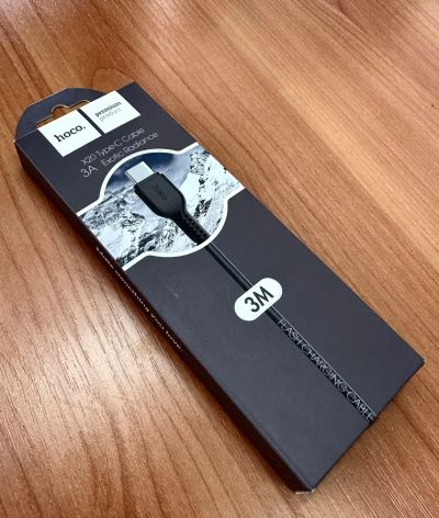 Лот: 20943401. Фото: 1. Кабель USB-Type-C hoco, 3 метра... Дата-кабели, переходники