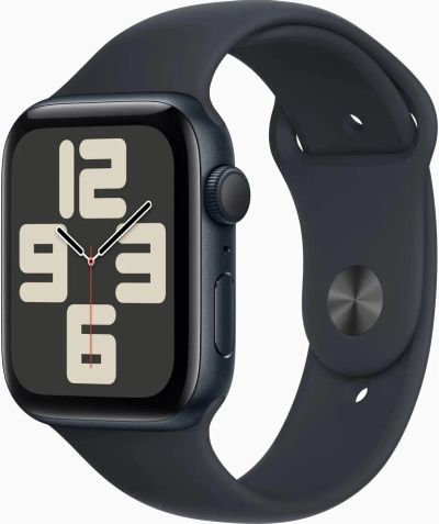 Лот: 25066872. Фото: 1. Apple Watch SE 2 44mm Midnight... Смарт-часы, фитнес-браслеты, аксессуары