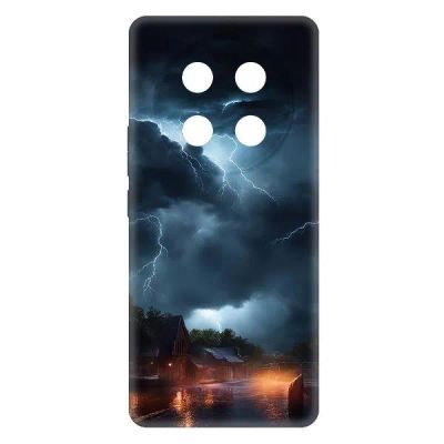 Лот: 25086240. Фото: 1. Чехол Krutoff Soft Case "Ночная... Чехлы, бамперы