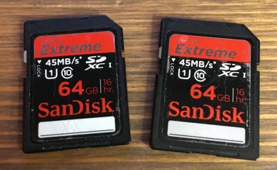 Лот: 16360864. Фото: 1. Карта памяти sandisk 64гб. Карты памяти