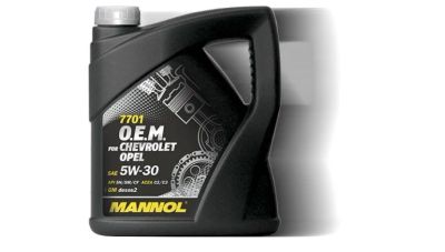 Лот: 14493336. Фото: 1. Mannol 7701 O.E.M. 5W-30 4 л. Масла, жидкости