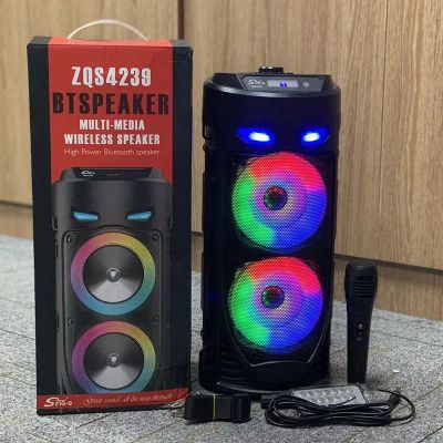 Лот: 21453418. Фото: 1. Большая Bluetooth колонка с микрофоном. Портативные, беспроводные колонки