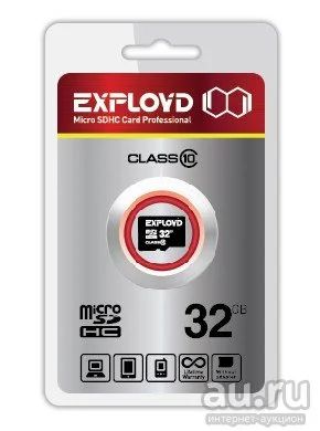Лот: 13699021. Фото: 1. Карта памяти MicroSD 32GB Exployd... Карты памяти
