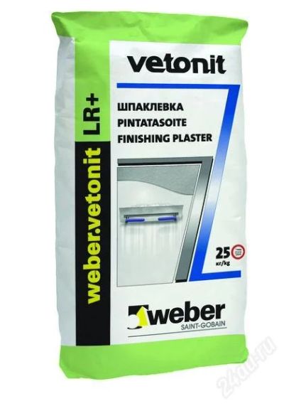 Лот: 1533130. Фото: 1. Ветонит (Vetonit) LR+ 25 кг- финишная... Смеси, шпатлевки, цемент