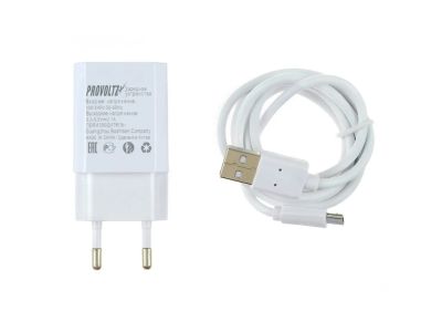 Лот: 14499811. Фото: 1. СЗУ PROVOLTZ 2в1 2,1A + microUSB... Зарядные устройства, блоки питания, адаптеры сетевые для смартфонов