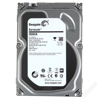 Лот: 2562380. Фото: 1. жесткий диск HDD 2ТБ, Seagate... Жёсткие диски (HDD)
