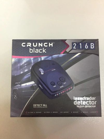 Лот: 8710869. Фото: 1. Радар CRUNcH 216B. Видеорегистраторы,  радар-детекторы, системы парковки