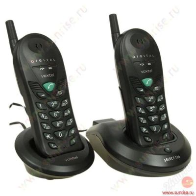 Лот: 2388317. Фото: 1. Voxtel select 100 TWIN (радиотелефон... DECT и радиотелефоны