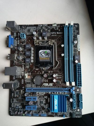 Лот: 14906329. Фото: 1. Материнская плата Б/У LGA 1155... Материнские платы
