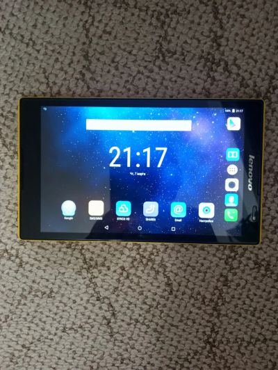 Лот: 13036862. Фото: 1. Планшет Lenovo TAB S850LC + чехол. Планшеты