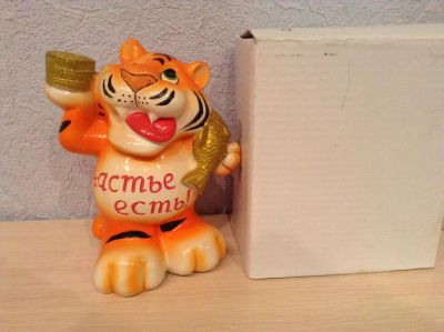 Лот: 4143163. Фото: 1. тигр копилка новое. Другое (игрушки)