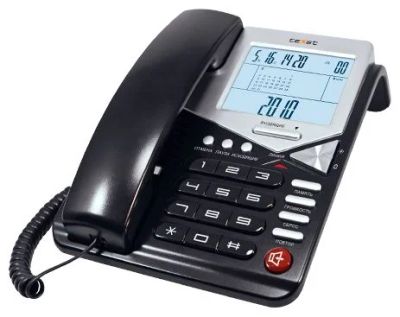 Лот: 5530229. Фото: 1. Телефон teXet TX-244. Проводные телефоны