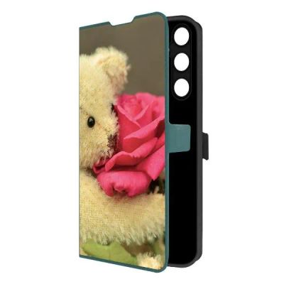Лот: 25043834. Фото: 1. Чехол Krutoff Eco Book "Медвежонок... Чехлы, бамперы