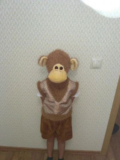 Лот: 14993450. Фото: 1. костюм новогодний обезьянка 98-110. Детские карнавальные, праздничные костюмы