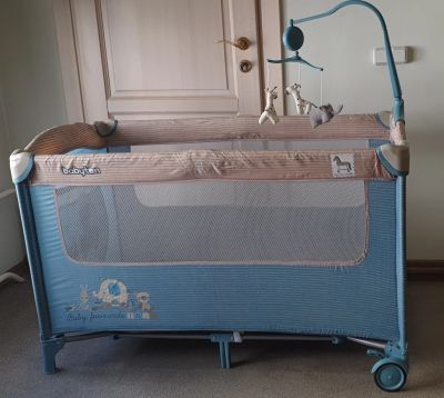 Лот: 19677324. Фото: 1. Манеж кровать babyton. Детские кровати и кроватки