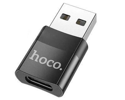 Лот: 20646201. Фото: 1. OTG Hoco UA17 USB папа to Type-C... Дата-кабели, переходники