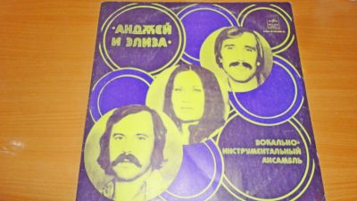 Лот: 18405381. Фото: 1. " Анджей и Элиза " большая пластинка. Аудиозаписи