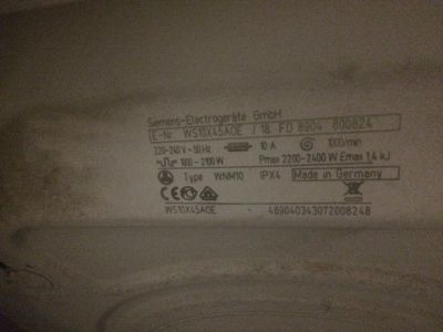 Лот: 8839453. Фото: 1. Стиральная машинка Siemens advantiq... Стиральные машины
