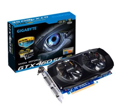 Лот: 3194591. Фото: 1. Gigabyte GTX 460SE 1Gb. Видеокарты