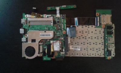 Лот: 5407628. Фото: 1. Материнская плата от нетбука msi... Материнские платы