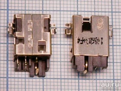 Лот: 12295538. Фото: 1. Разъём питания PJ №089 Asus X401... Разъёмы