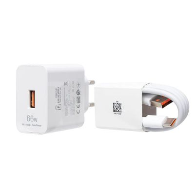 Лот: 24846538. Фото: 1. Зарядное сетевое (66W, USB-A... Зарядные устройства, блоки питания, адаптеры сетевые для смартфонов