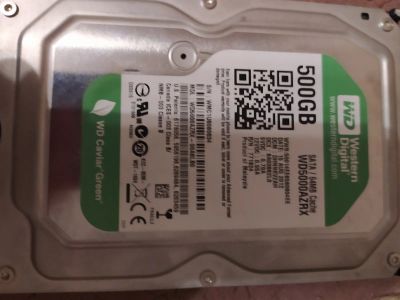 Лот: 5383065. Фото: 1. SATA 3 WD500AZRX 500ГБ 64 Мб кэш. Жёсткие диски (HDD)
