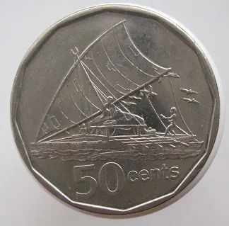 Лот: 8408299. Фото: 1. Фиджи 50 центов 2009. Австралия и Океания