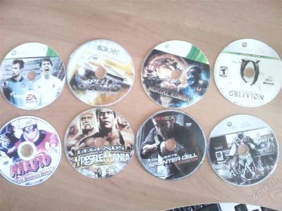 Лот: 1866970. Фото: 1. Десять дисков от XBOX 360. Другое (игровые приставки, консоли, видеоигры)