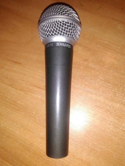 Лот: 10373463. Фото: 1. shure sm58 (копия). Студийные микрофоны, радиомикрофоны и радиосистемы