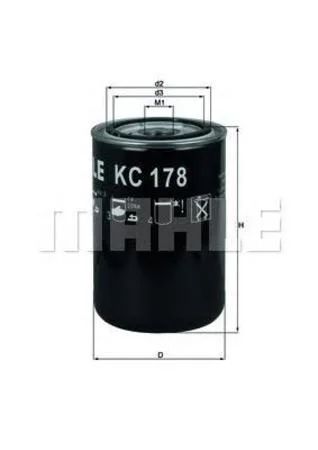 Лот: 18583071. Фото: 1. Фильтр топливный mahle kc 178... Топливная система