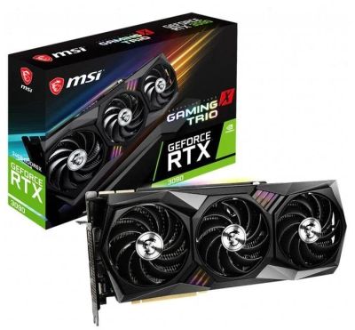 Лот: 18031518. Фото: 1. MSI RTX 3090 GAMING X TRIO 24Gb... Видеокарты