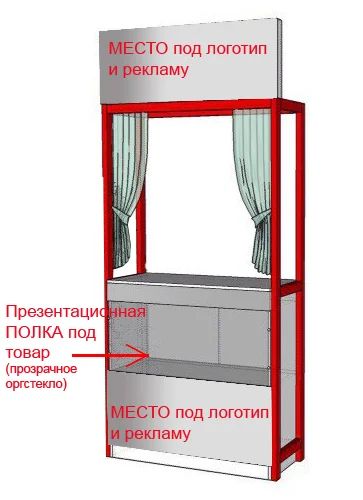 Лот: 7025140. Фото: 1. Промостойка для презентации и... Торговое