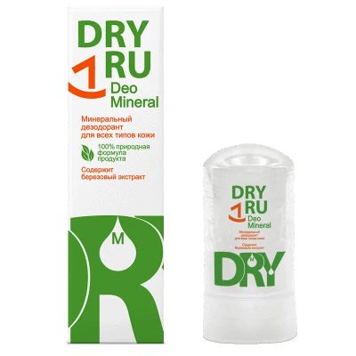 Лот: 23725150. Фото: 1. DRY RU Deo Mineral Дезодорант... Лекарства