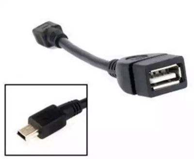 Лот: 18684403. Фото: 1. Mini USB - OTG кабель переходник... Дата-кабели, переходники
