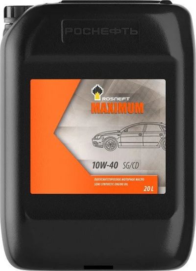 Лот: 14492772. Фото: 1. Rosneft Maximum 10W-40, 20л. Масла, жидкости