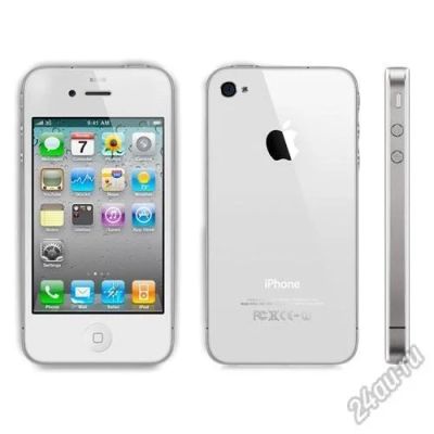 Лот: 1689307. Фото: 1. APPLE IPHONE 4S 16GB WHITE (анлок... Смартфоны