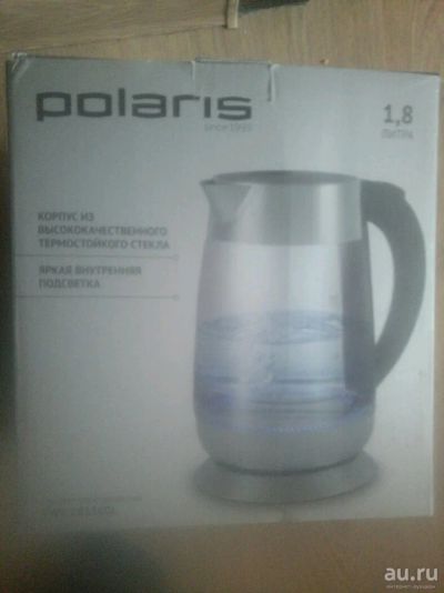 Лот: 13210707. Фото: 1. Электрочайник Polaris PWK 1833CGL. Чайники, кофемашины, кулеры