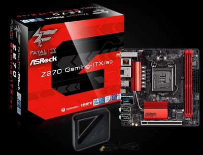 Лот: 11238103. Фото: 1. ASRock Fatal1ty Z270 Gaming-ITX... Материнские платы