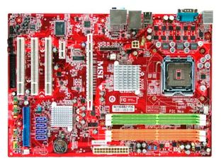 Лот: 6674140. Фото: 1. MSI P31 Neo V2 (MS-7392 ver. 1... Материнские платы