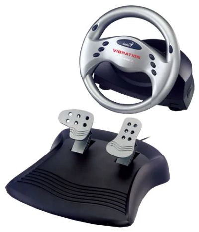 Лот: 6788855. Фото: 1. Руль Genius speed wheel 3 vibration. Рули, джойстики