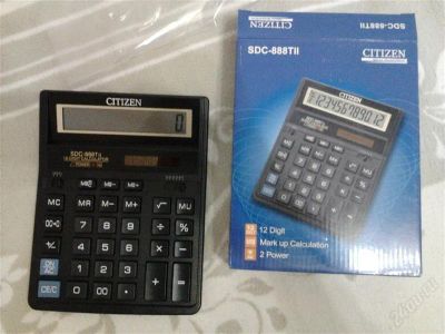 Лот: 2533131. Фото: 1. калькулятор citizen "sdc-888tii... Калькуляторы