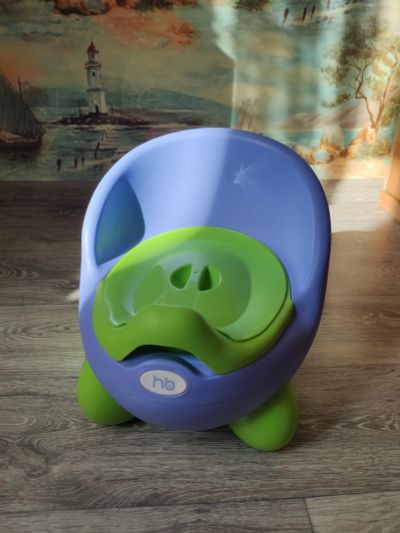 Лот: 18748124. Фото: 1. Горшок детский "Happy Baby". Ванночки, сиденья, горшки