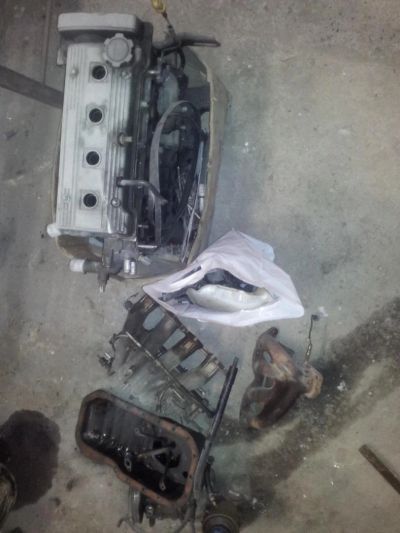 Лот: 6883731. Фото: 1. Двигатель Toyota 4а-fe 1600 c... Двигатель и элементы двигателя