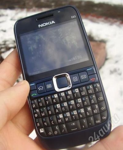 Лот: 494189. Фото: 1. nokia e63(синий). Смартфоны