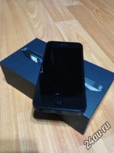 Лот: 4916780. Фото: 1. iPhone 5 black 32 Gb. Смартфоны