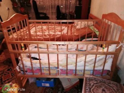 Лот: 12595030. Фото: 1. Детская кроватка. Детские кровати и кроватки