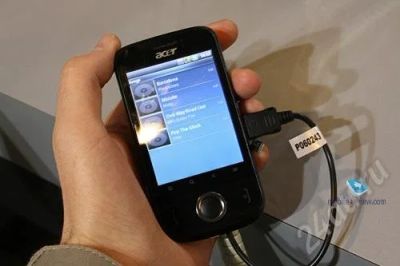 Лот: 734020. Фото: 1. acer e110 black. Смартфоны