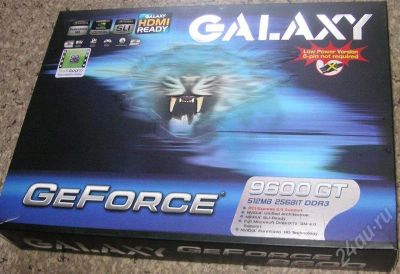Лот: 574430. Фото: 1. GeForce 9600GT Вдеокарта. Видеокарты